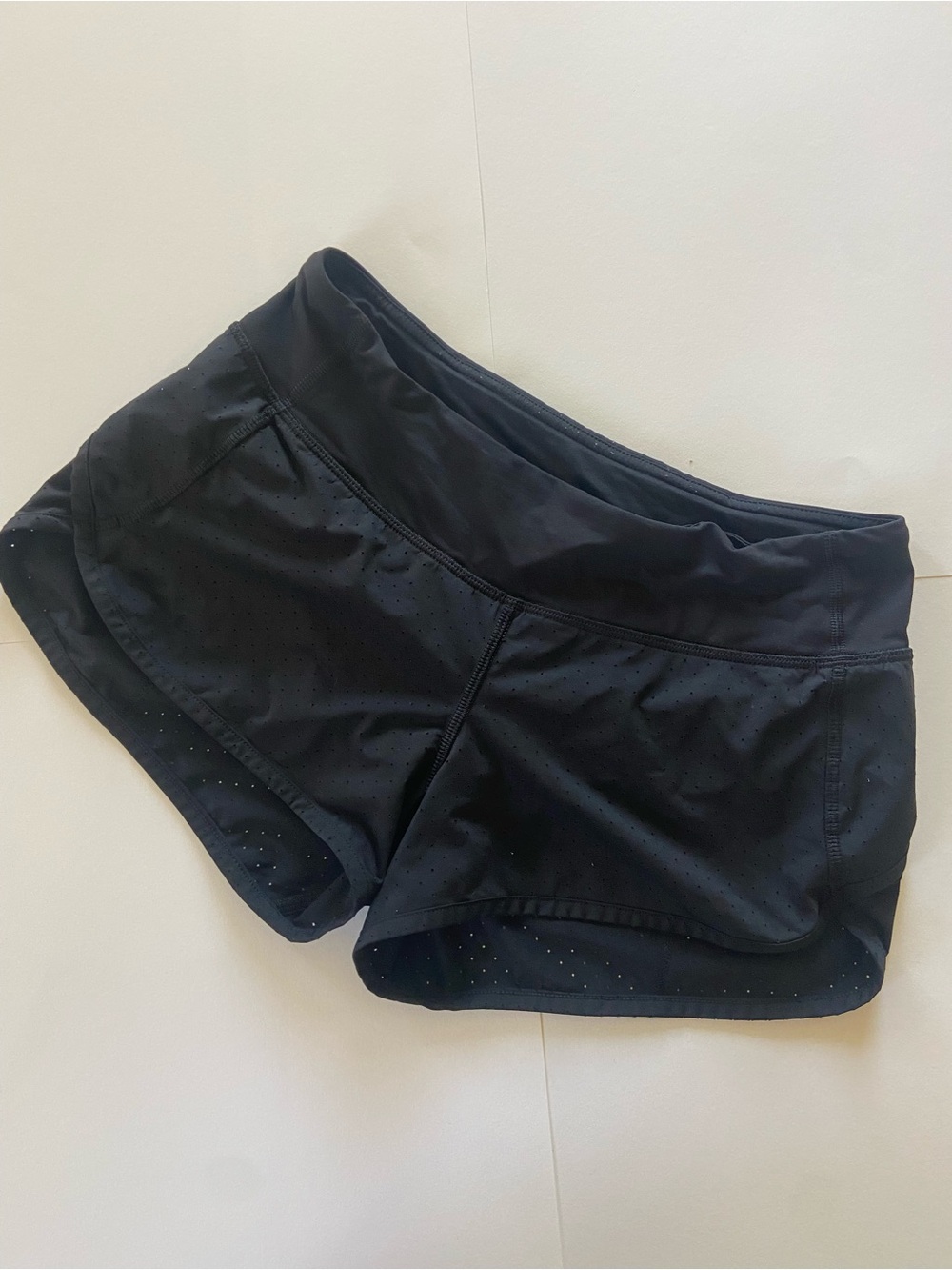 Black Women's Performance Running Shorts
